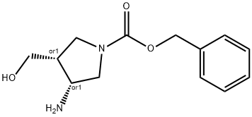 Benzyl cis-3-amino-4-(hydroxymethyl)-1-pyrrolidinecarboxylate