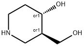 4-Hydroxy-3-piperidinemethanol Structural