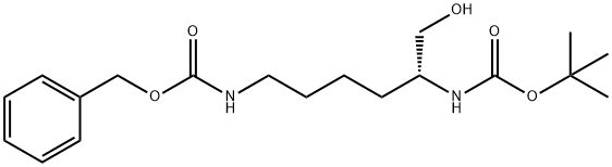 2-N-BOC-6-N-CBZ-D-LYSINOL
 Structural