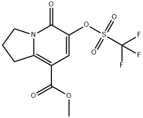 METHYL 5-OXO-6-TRIFLUOROMETHANESULFONYLOXY-1,2,3,5-TETRAHYDROINDOLIZINE-8-CARBOXYLATE