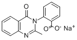 2-Metil-3-(2-carbossifenil)-4-chinazolone, sale sodico [Italian]