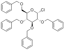 2,3,4,6-Tetra-O-benzyl-a-D-glucopyranosylchloride Structural