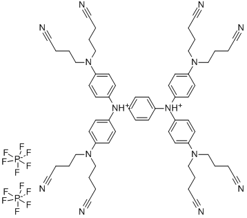 N,N,N'',N''-TETRAKIS[4-BIS(3-CYANOPROPYL)AMINOPHENYL]-P-PHENYLENEDIAMINIUM DIHEXAFLUOROPHOSPHATE