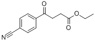 ETHYL-4-(4-CYANOPHENYL)-4-OXOBUTYRATE Structural