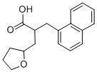 1-(TETRAHYDRO-2-FURYL)-3-(1-NAPHTHYL) PROPANE-2-CARBOXYLIC ACID Structural