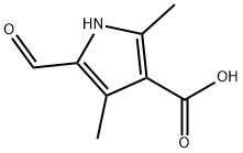 5-Formyl-2,4-dimethyl-1H-pyrrole-3-carboxylic acid Structural