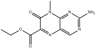 ethyl 2-amino-8-methyl-7-oxo-pteridine-6-carboxylate Structural