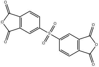 3,3,4,4-diphenylsulfonetetracarboxylicdianhydride Structural