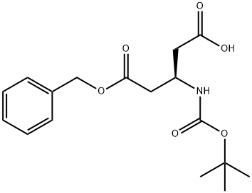 Boc-L-beta-glutamic acid 5-benzyl ester Structural