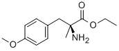 (S)-2-AMINO-3-(4-METHOXY-PHENYL)-2-METHYL-PROPIONIC ACID ETHYL ESTER Structural