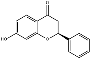 (-)-7-hydroxyflavanone Structural