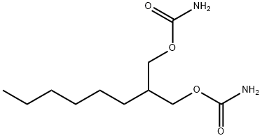 Dicarbamic acid 2-hexyltrimethylene ester Structural