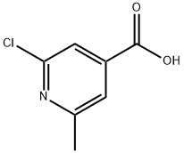 2-Chloro-6-methylpyridine-4-carboxylic acid Structural