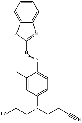 3-[[4-[(Benzothiazol-2-yl)azo]-3-methylphenyl](2-hydroxyethyl)amino]propanenitrile