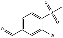 3-Bromo-4-(methylsulfonyl)benzaldehyde