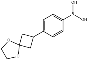 3-(4-BORONOPHENYL)CYCLOBUTANONE ETHYLENE KETAL Structural