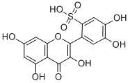 QUERCETINSULFONIC ACID Structural