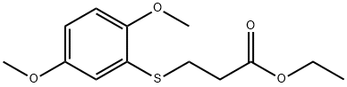 ETHYL 3-[(2,5-DIMETHOXYPHENYL)THIO]PROPANOATE