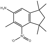 1,1,3,3,6-PENTAMETHYL-7-NITRO-5-INDANAMINE Structural