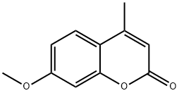 7-Methoxy-4-methylcoumarin Structural