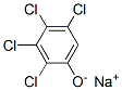 Tetrachlorophenol, sodium salt Structural