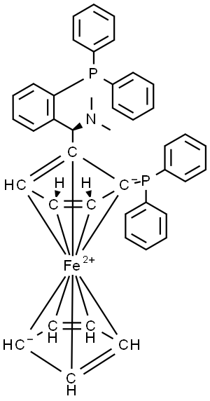 (S)-(+)-[(R)-2-DIPHENYLPHOSPHINOFERROCENYL](N,N-DIMETHYLAMINO)(2-DIPHENYLPHOSPHINOPHENYL)METHANE