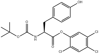 BOC-L-TYROSINE 2,4,5-TRICHLOROPHENYL ESTER Structural