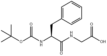 BOC-PHE-GLY-OH Structural