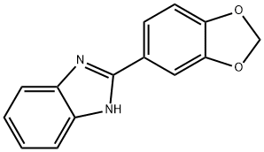 2-[3,4-(METHYLENEDIOXY)PHENYL]-BENZIMIDAZOLE Structural