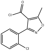 3-(2-Chlorophenyl)-5-methylisoxazole-4-carbonyl chloride Structural Picture