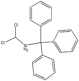 (TRIPHENYLMETHYL)METHYLDICHLOROSILANE Structural