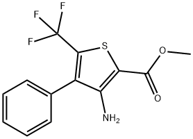 METHYL 3-AMINO-4-PHENYL-5-(TRIFLUOROMETHYL)THIOPHENE-2-CARBOXYLATE