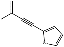 Thiophene, 2-(3-methyl-3-buten-1-ynyl)- (9CI) Structural