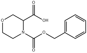 4-CBZ-MORPHOLINE-3-CARBOXYLIC ACID Structural