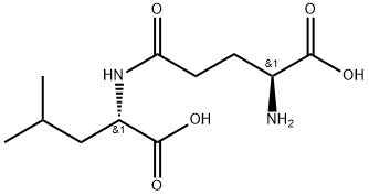 N-L-gamma-Glutamyl-L-leucine Structural