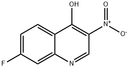 7-FLUORO-4-HYDROXY-3-NITROQUINOLINE
 Structural