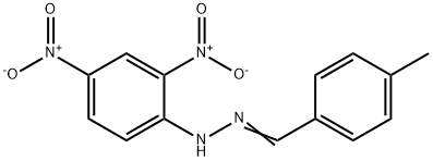 P-TOLUALDEHYDE 2,4-DINITROPHENYLHYDRAZONE Structural