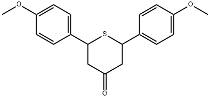 2,6-BIS-(4-METHOXY-PHENYL)-TETRAHYDRO-THIOPYRAN-4-ONE