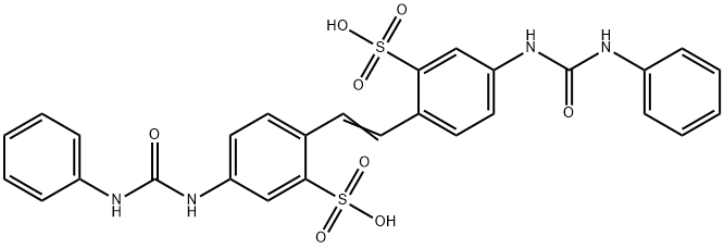 4,4'-bis(3-phenylureido)-2,2'-stilbenedisulphonic acid  