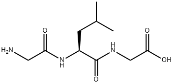 H-GLY-LEU-GLY-OH Structural