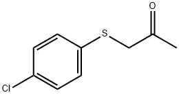 (4-CHLOROPHENYLTHIO)ACETONE Structural