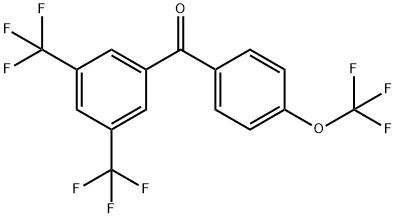 [3,5-DI(TRIFLUOROMETHYL)PHENYL][4-(TRIFLUOROMETHOXY)PHENYL]METHANONE