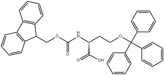 FMOC-D-HSE(TRT)-OH Structural