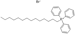 (1-TETRADECYL)TRIPHENYLPHOSPHONIUM BROMIDE Structural