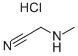 Methylaminoacetonitrile hydrochloride Structural