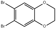 6,7-DIBROMOBENZO(1,4)DIOXAN Structural