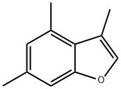 Benzofuran,  3,4,6-trimethyl- Structural