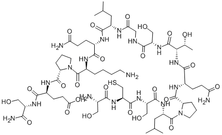 H-SER-CYS-SER-LEU-PRO-GLN-THR-SER-GLY-LEU-GLN-LYS-PRO-GLU-SER-NH2