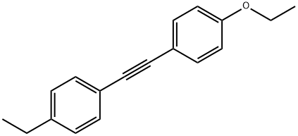 1-ETHOXY-4-(2-(4-ETHYLPHENYL)ETHYNYL)BENZENE Structural