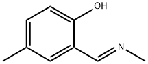 Phenol, 4-methyl-2-[(E)-(methylimino)methyl]- (9CI) Structural